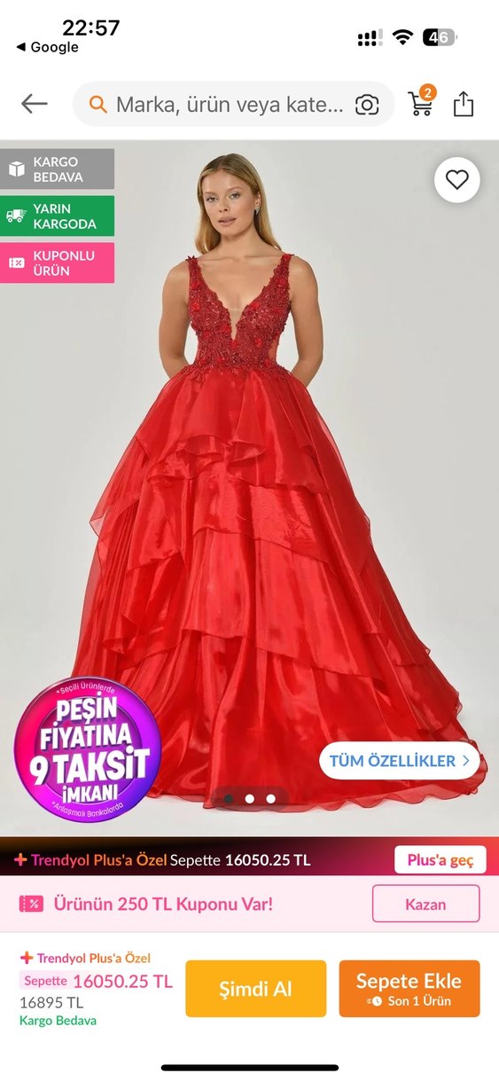 Alfabeta marka kına elbisesi kınalık - Görsel 2