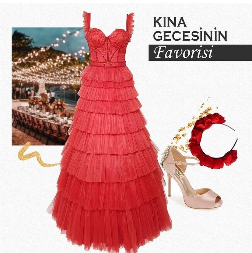 kına gecesi elbisesi - Görsel 4