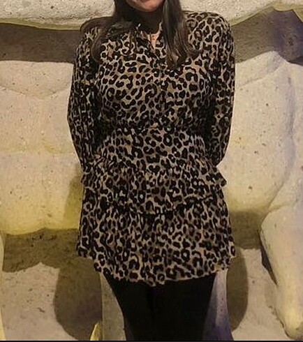 Lovemybody leopar elbise