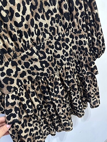 xl Beden siyah Renk Lovemybody leopar elbise