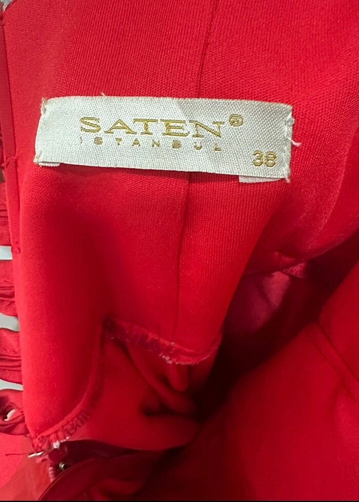 Kırmızı Kına Elbisesi - Görsel 4