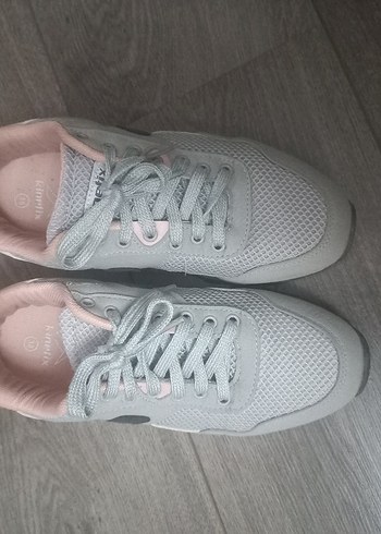 38 Beden gri Renk Spor Ayakkabı