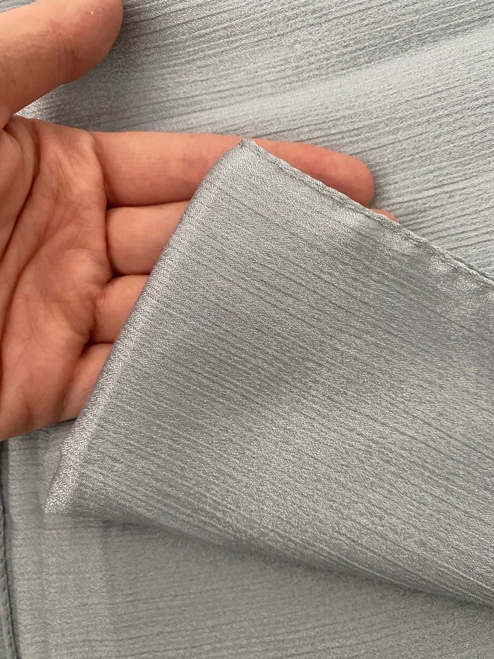 Gri Kristal Yoryo Şal - Görsel 2