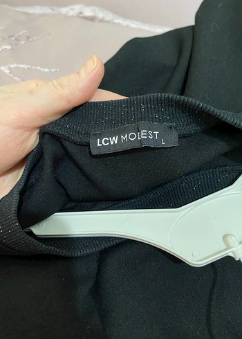 LCW Siyah Uzun Kollu tunik - Ana görsel