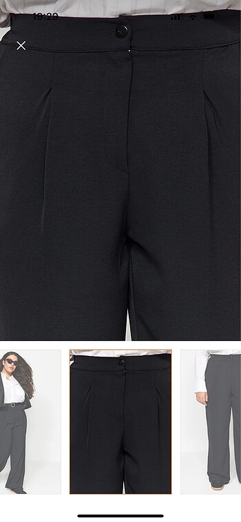 50 Beden siyah Renk Trendyol pantolon