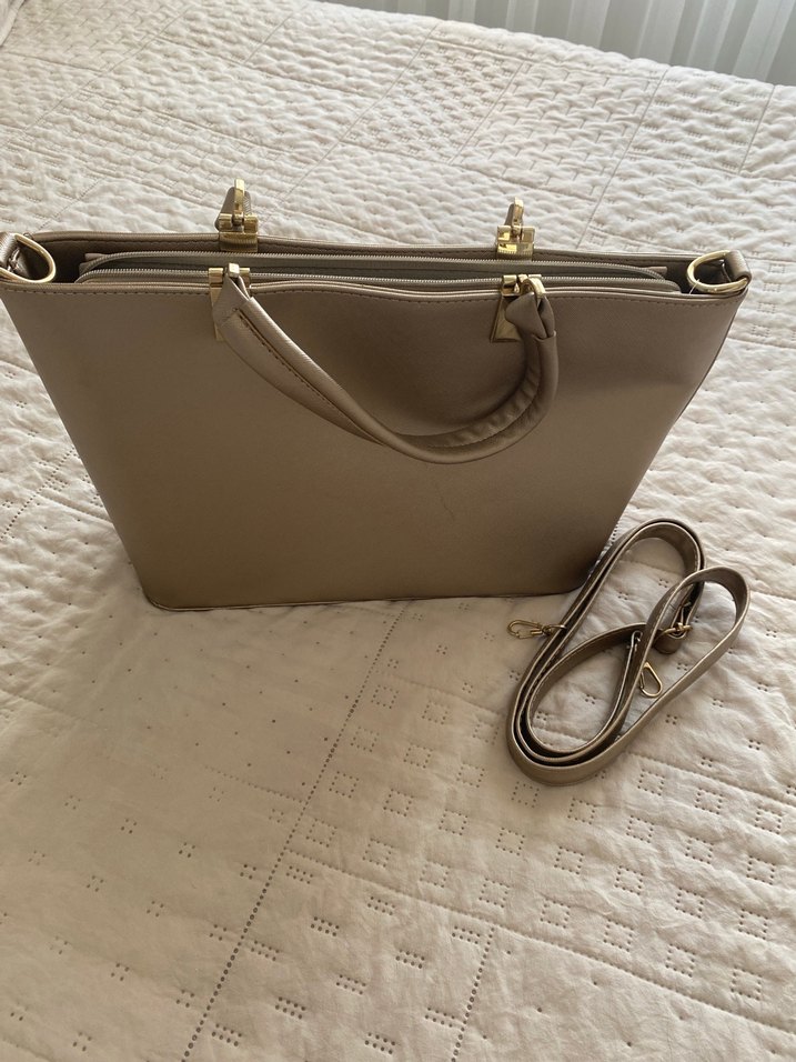 Bej Kadın Çanta - Modern Klasik - Görsel 2