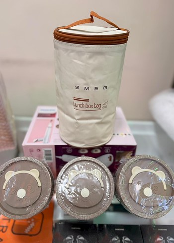 Smeg Pastel Kahverengi Yemek Saklama Kabı Seti - Görsel 2