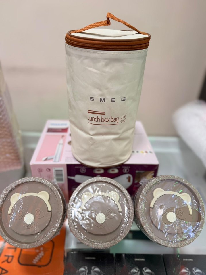 Smeg Pastel Kahverengi Yemek Saklama Kabı Seti - Görsel 2