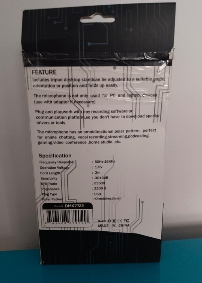 Dexim DMK7722 Elite Streaming USB Mikrofon Usb - Görsel 4