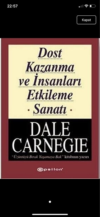 DOST KAZANMA VE İNSANLARI ETKİLEME SANATI PDF