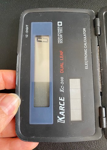 Karce Kc-200 Siyah Hesap Makinesi - Görsel 3