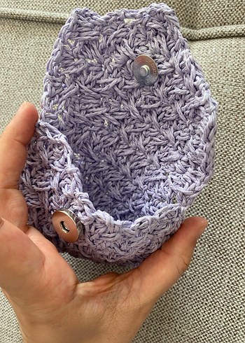 Lila Örgü Kadın Kartlık - Görsel 5