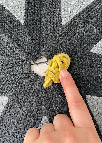 Çok Renkli Desenli Yuvarlak Paspas - Görsel 3