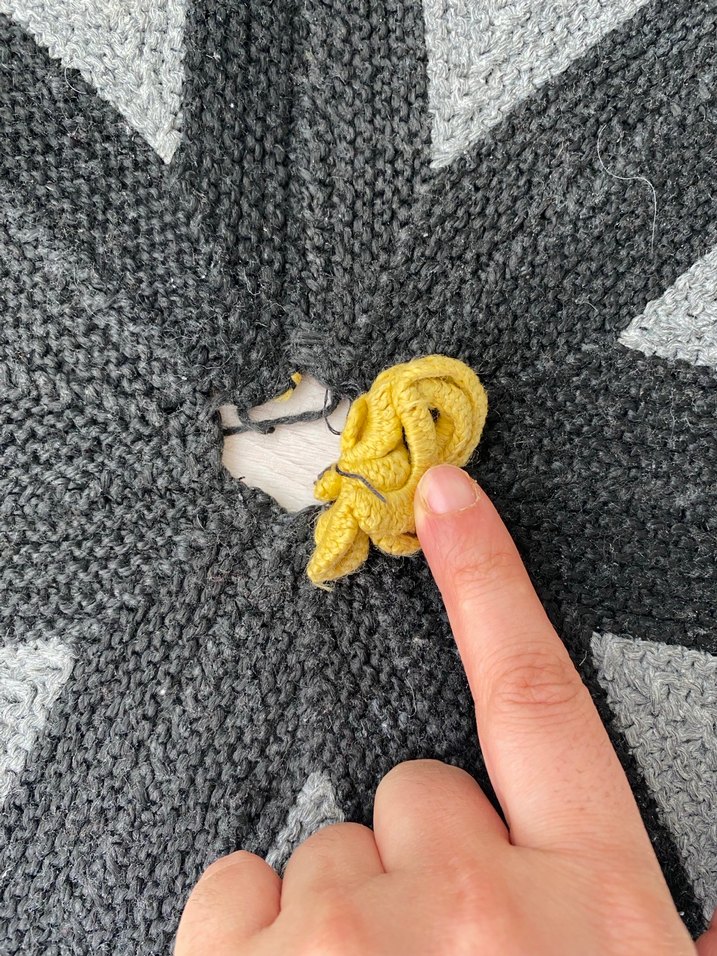 Çok Renkli Desenli Yuvarlak Paspas - Görsel 3