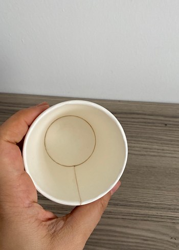 Mutlu Yıllar Temalı Beyaz Kağıt Bardak - Görsel 4