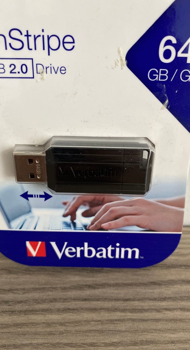 64 GB Verbatim PinStripe USB 2.0 Bellek - Görsel 2