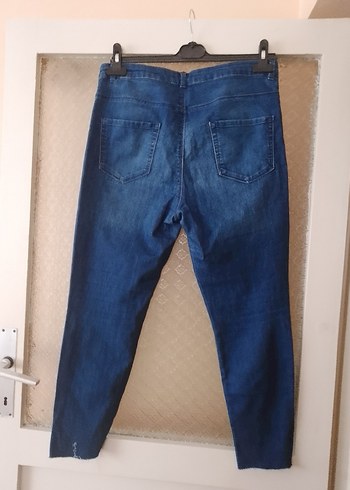 Kadın Mavi Denim Normal Kesim Jean - Görsel 2