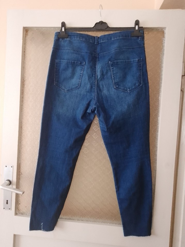 Kadın Mavi Denim Normal Kesim Jean - Görsel 2