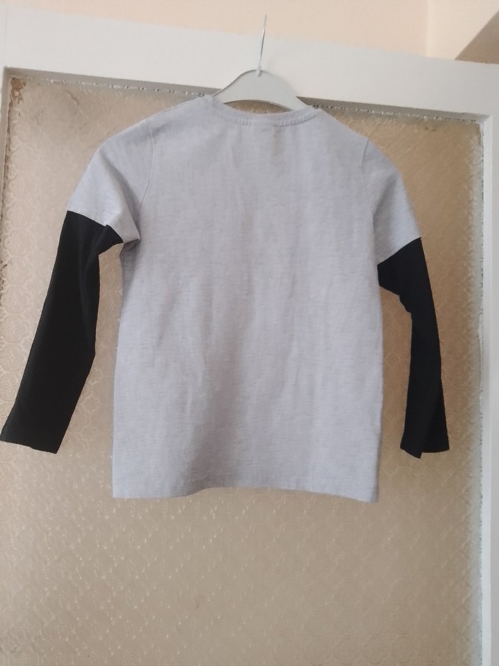 Gri Baskılı Erkek Sweatshirt - Görsel 2