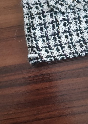 koton Kız Çocuk Gri Ekose Örgü Kolsuz elbise - Görsel 4