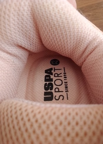 Kız Çocuk Pudra Spor Ayakkabı Velcro - Görsel 2