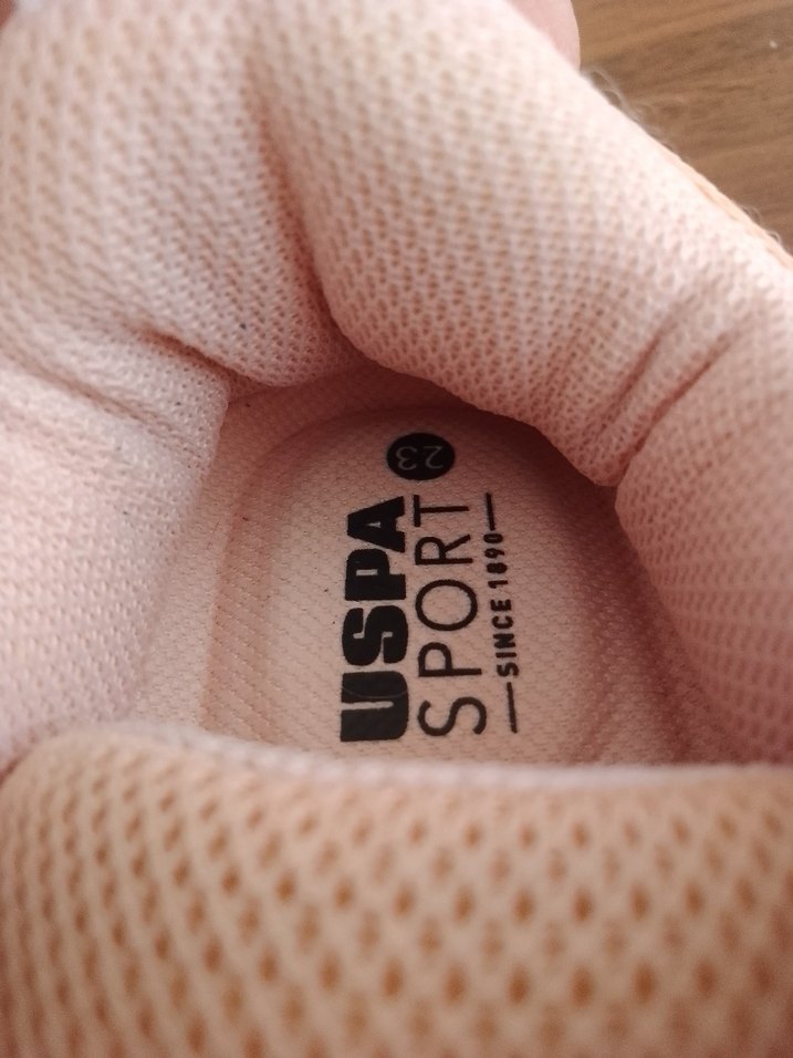 Kız Çocuk Pudra Spor Ayakkabı Velcro - Görsel 2