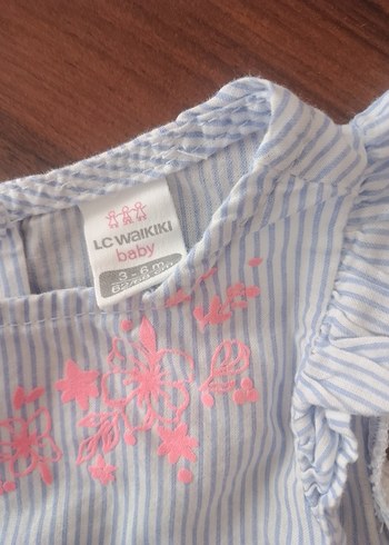 LC Waikiki Bebek Cicekli Firfirli Elbise