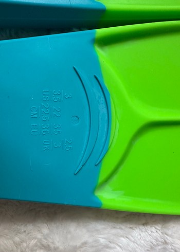 Çocuklar için Renkli Mavi Yüzme Paletleri ve Sandaletler - Görsel 4