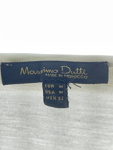 m Beden beyaz Renk Massimo Dutti Bluz %70 İndirimli.