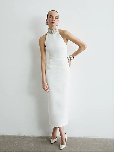 New Arrivals Beyaz Elbise