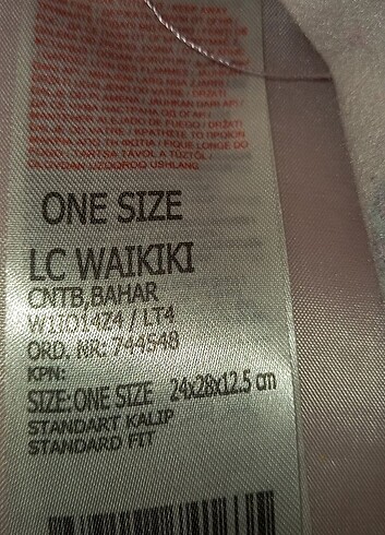  Beden LC WAIKIKI Kız Çocuk Çanta
