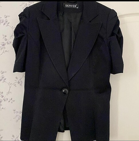 Siyah blazer ceket