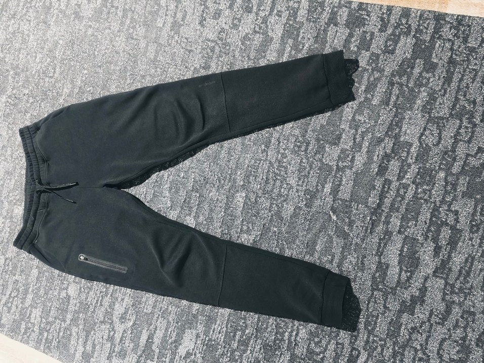 Erkek Siyah Fermuarlı Rahat Outdoor Eşofman - Görsel 4