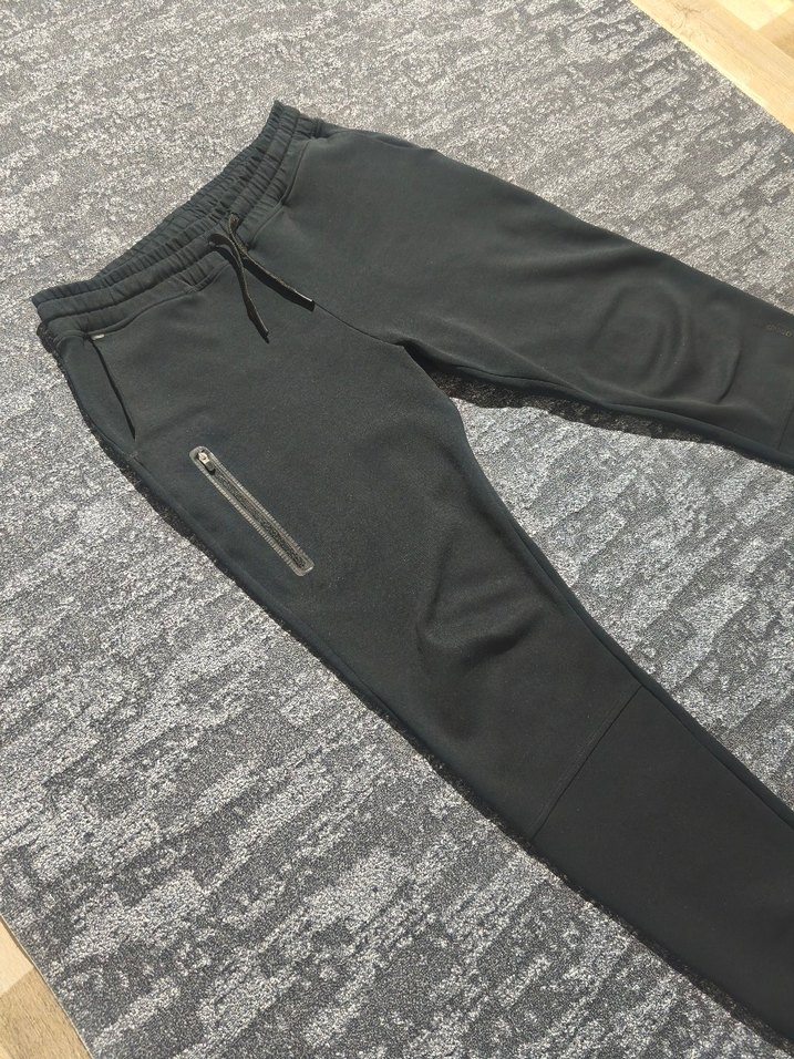 Erkek Siyah Fermuarlı Rahat Outdoor Eşofman - Görsel 3