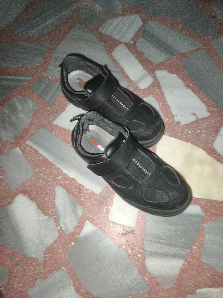 Siyah Erkek Biker Botları Velcro Detaylı - Görsel 2