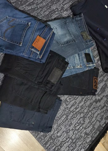 l Beden 7 pantolon 4 tane de iş kıyafeti