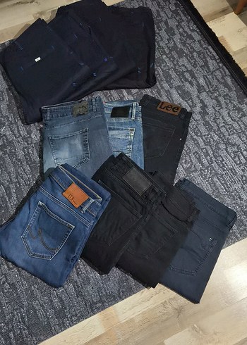 7 pantolon 4 tane de iş kıyafeti