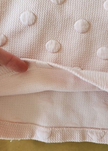 24-36 Ay Beden pembe Renk h&m Uzun Kollu Pembe Kız Çocuk Elbise