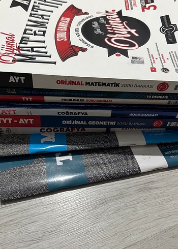 Test kitabı seti ve matematik Türkçe özet kitapları
