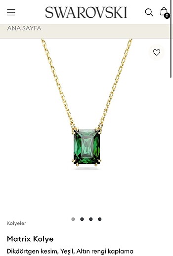 Swarovski Matrix Kolye