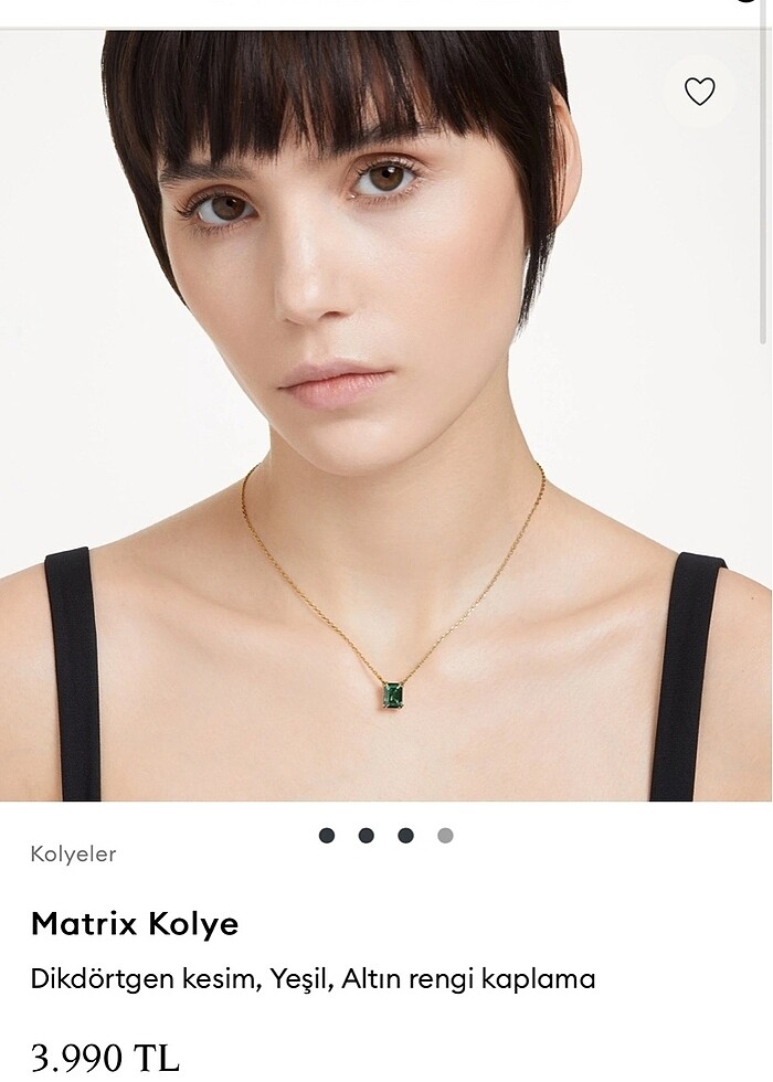 Swarovski Matrix Kolye - Görsel 5