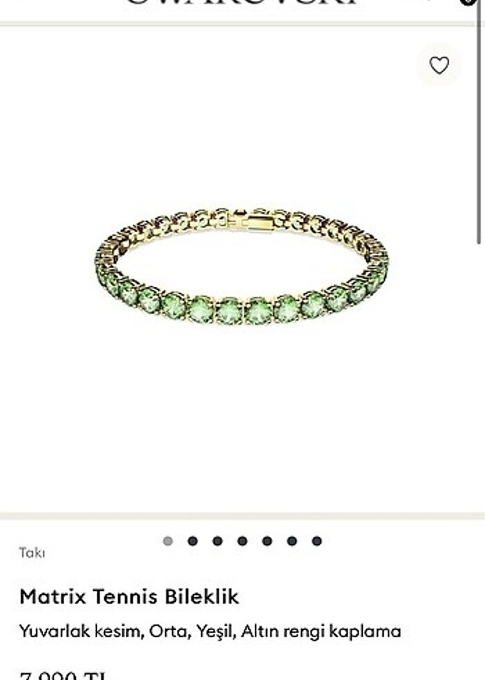 Swarovski Matrix Tennis bileklik - Görsel 3