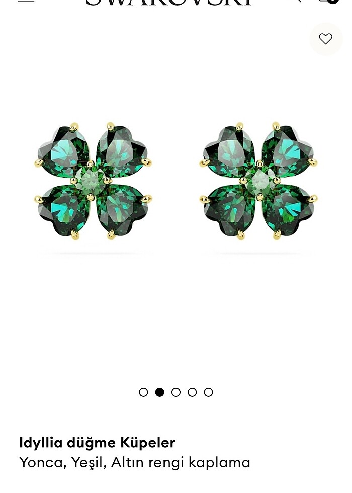 Swarovski Idyllia küpe - Görsel 4