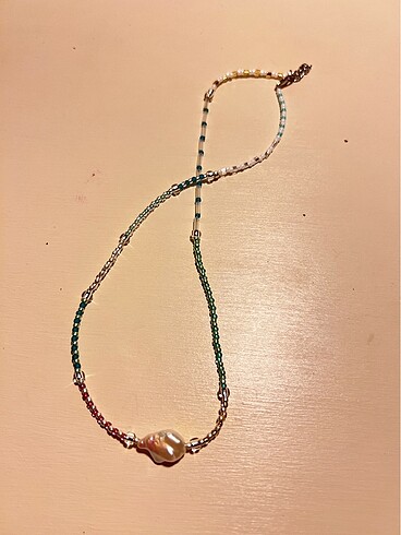 Gerçek İnci  Yazlık Kolye - Görsel 8