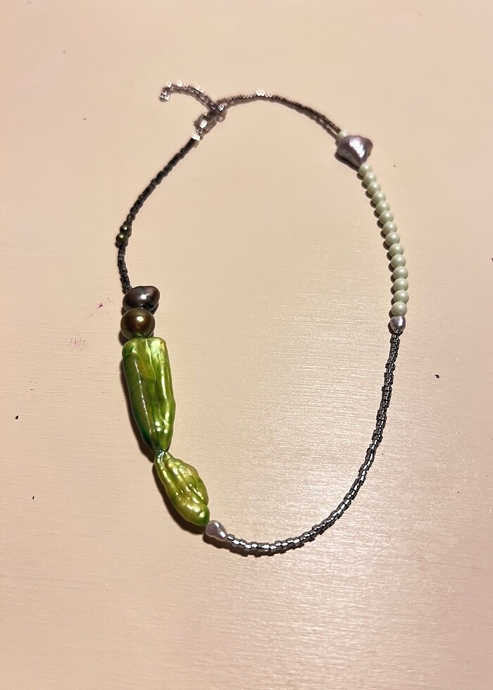 Gerçek İnci Tasarım Kolye - Görsel 3