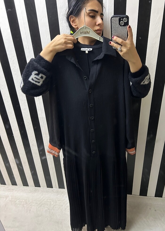 Uzun tunik elbise - Görsel 5