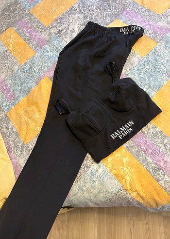 Siyah Balmain Paris takım - Görsel 7