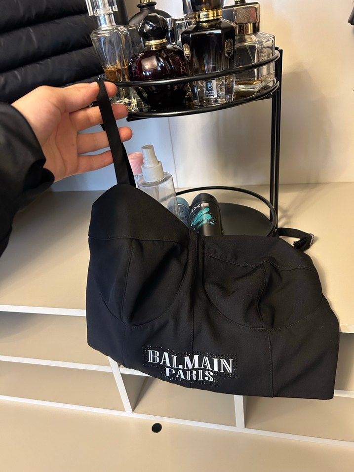 Siyah Balmain Paris takım - Görsel 2