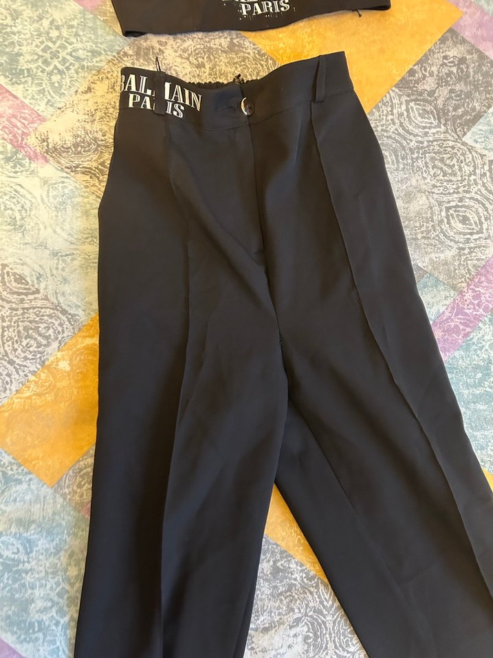 Siyah Balmain Paris takım - Görsel 5