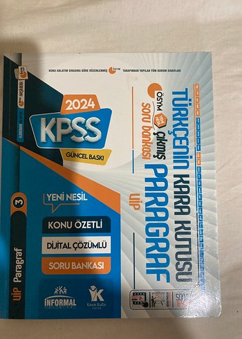 KPSS Türkçenin Kara Kutusu Paragraf Soru Bankası